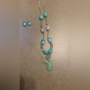 Avon necklace & earring set